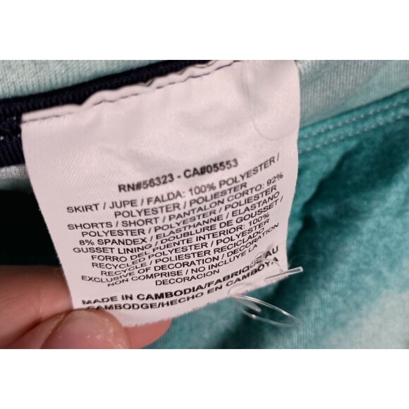 Nike Dri-Fit Ombre Green Mini Skirt Shorts Skort Pickleball Tennis Size XL - Picture 7 of 8